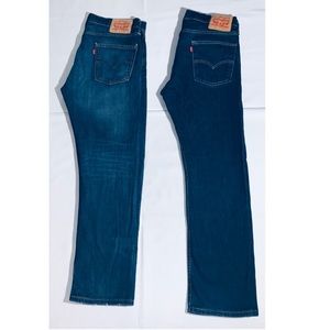 Levi Strauss & Co. 513 W:33 L:30 Bundle (2) Jeans